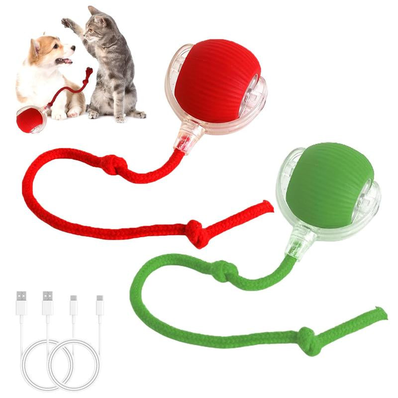Interactive Cat Toy Ball: Automatically Rolling Electric Ball, Suitable for Indoor Cats/Dogs, Brings the Fun of Chasing Tails. Motion Sensing, Keeps Pets Busy and Enjoys Rich Sports Stimulation. Great Pet Gifts/Supplies.