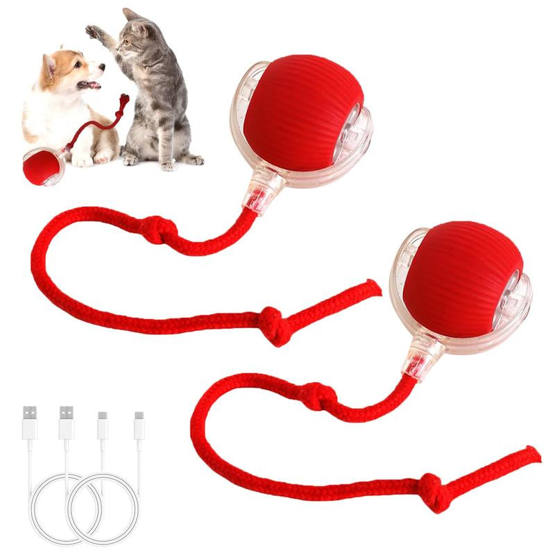 Interactive Cat Toy Ball: Automatically Rolling Electric Ball, Suitable for Indoor Cats/Dogs, Brings the Fun of Chasing Tails. Motion Sensing, Keeps Pets Busy and Enjoys Rich Sports Stimulation. Great Pet Gifts/Supplies.
