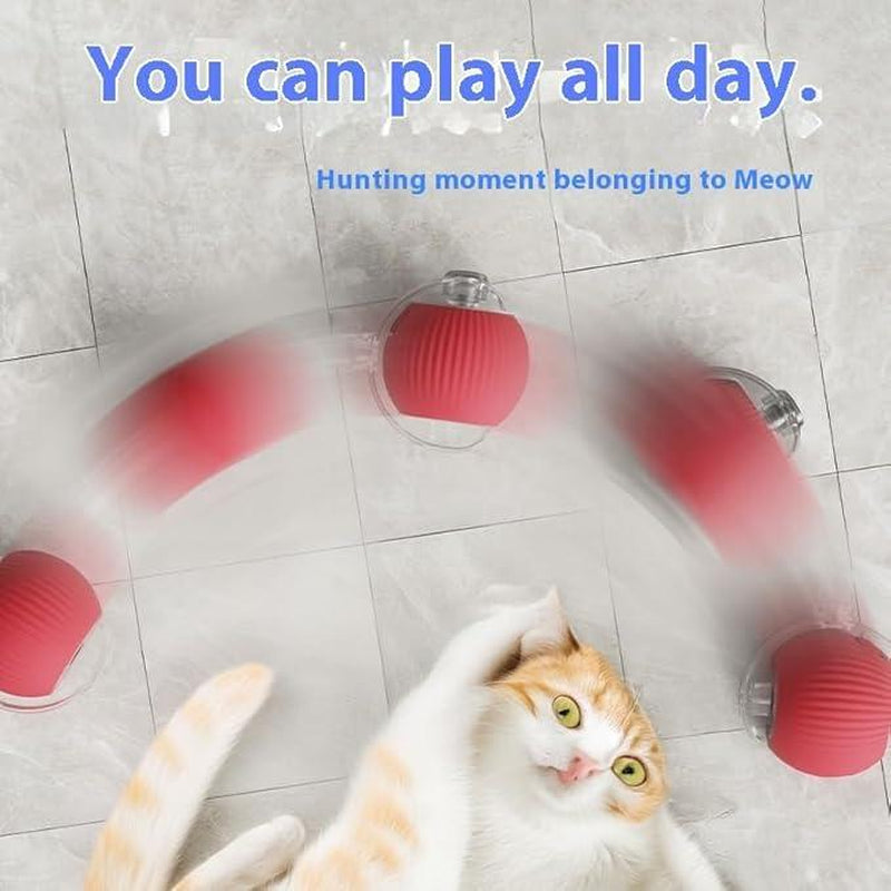 Interactive Cat Toy Ball: Automatically Rolling Electric Ball, Suitable for Indoor Cats/Dogs, Brings the Fun of Chasing Tails. Motion Sensing, Keeps Pets Busy and Enjoys Rich Sports Stimulation. Great Pet Gifts/Supplies.