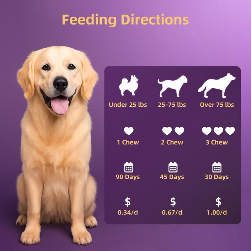 Hapwag 8-In-1 Multivitamin Soft Chews for Dogs – Probiotics, Gut & Immune Support – Pork Flavor – 90 Treats